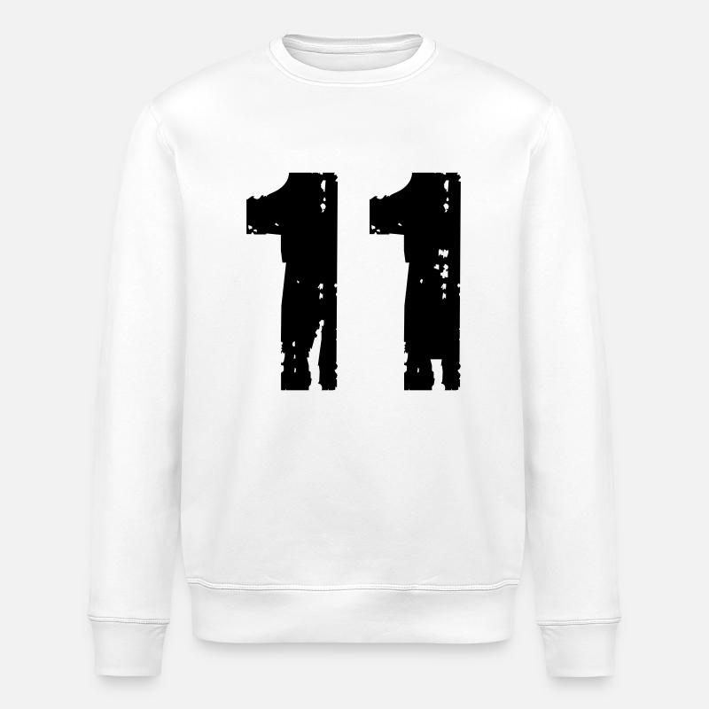 11 - Stanley/Stella ROLLER Unisex Organic Sweatshirt - white