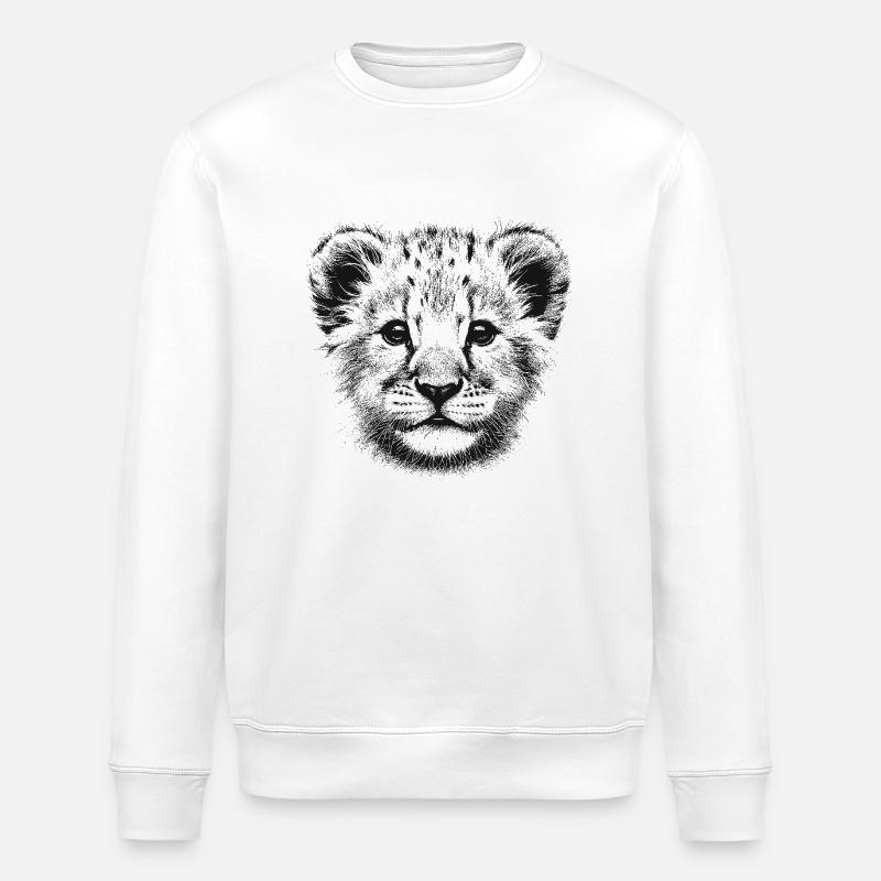 Löwe - Stanley/Stella Unisex Bio-Sweatshirt ROLLER - Weiß
