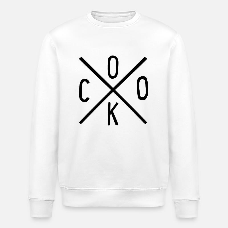 Cook - Stanley/Stella ROLLER Unisex Organic Sweatshirt - white