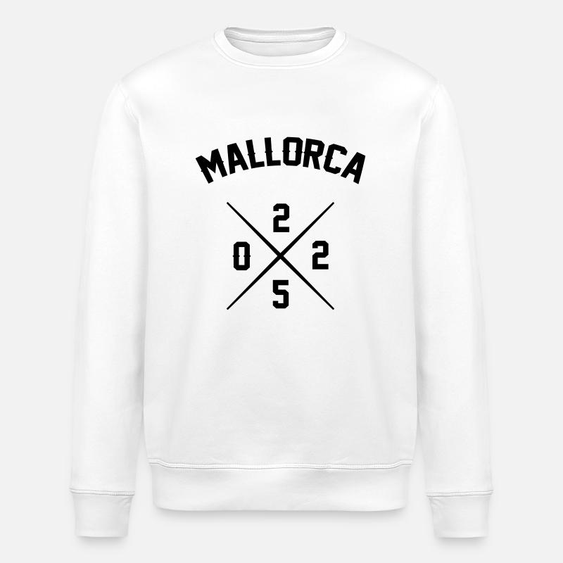 Mallorca 2025 - Stanley/Stella ROLLER Unisex Organic Sweatshirt - white