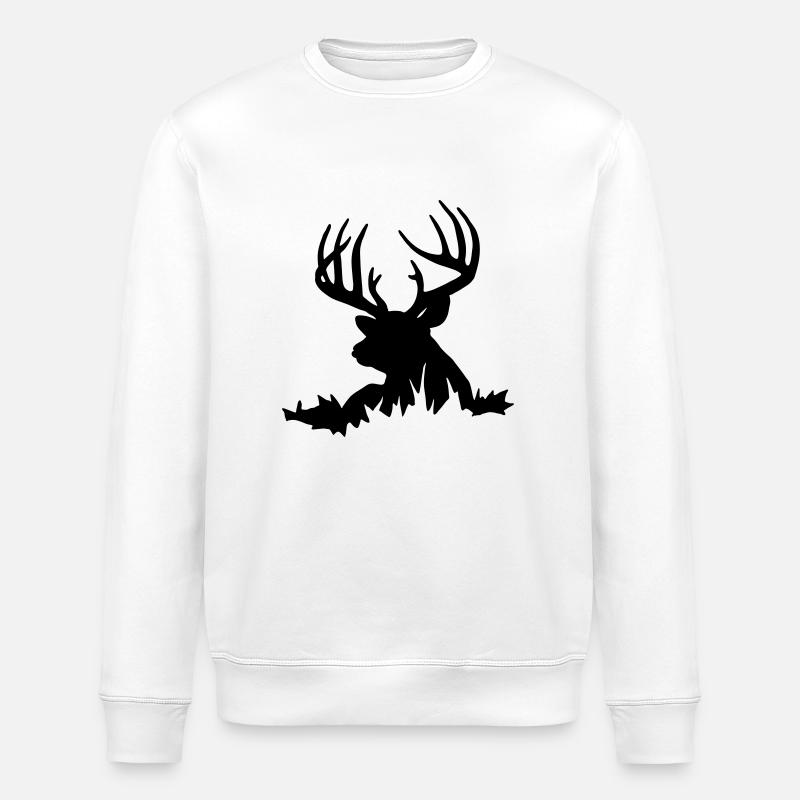 hirsch - Stanley/Stella Unisex Bio-Sweatshirt ROLLER - Weiß