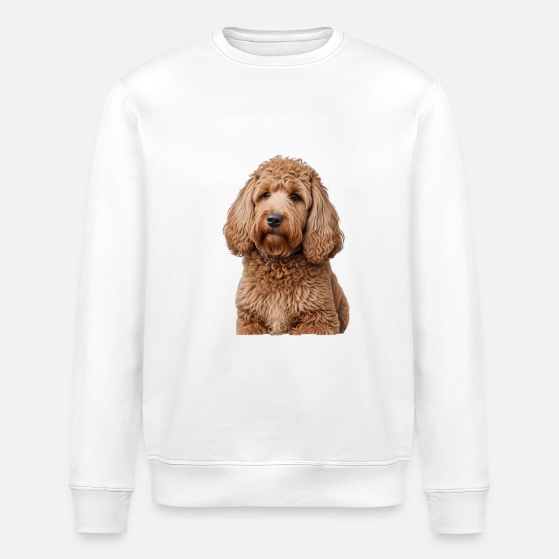 Pudel - Stanley/Stella Unisex Bio-Sweatshirt ROLLER - Weiß