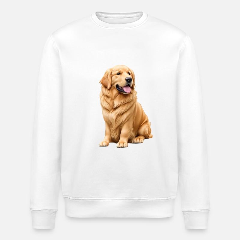 Golden retriever - Sweat bio ROLLER Stanley/Stella Unisexe - blanc