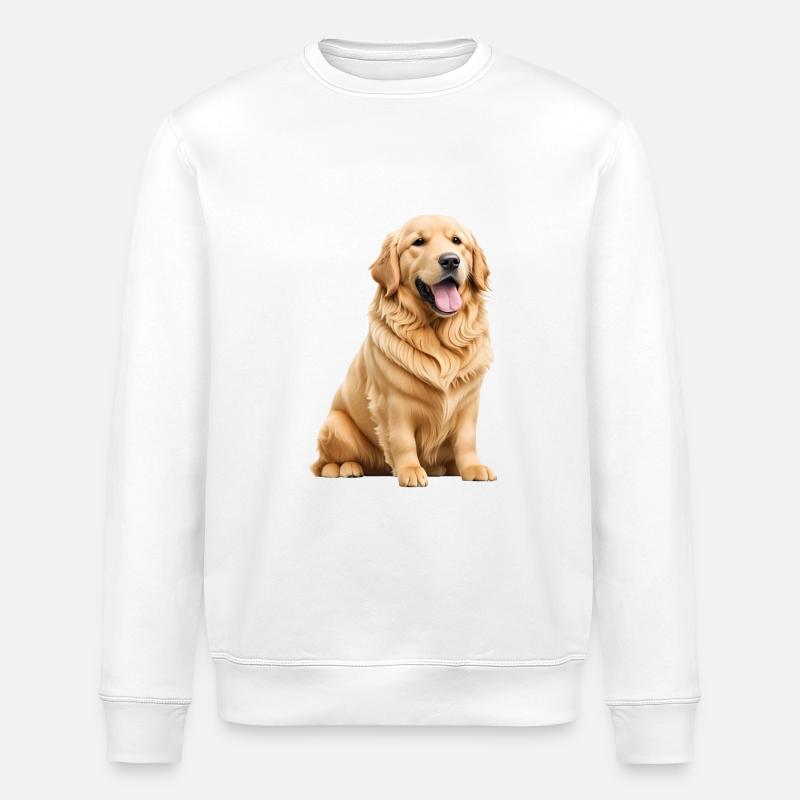 Golden retriever - Sweat bio ROLLER Stanley/Stella Unisexe - blanc
