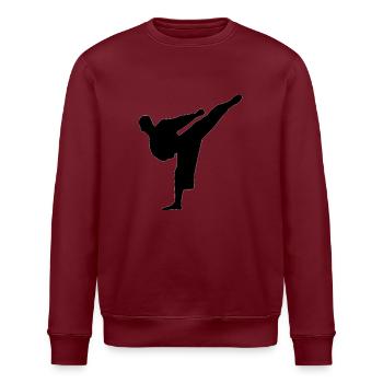 martial Arts - Stanley/Stella ROLLER Unisex Organic Sweatshirt - white - Front - Nik (191cm)
