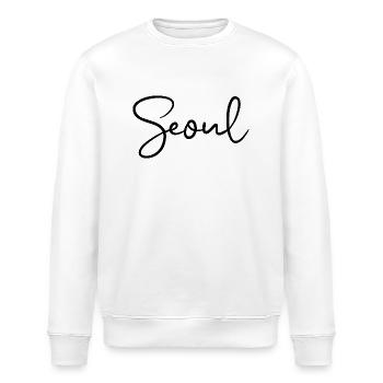 Seoul Südkorea - Stanley/Stella Unisex Bio-Sweatshirt ROLLER - Weiß - Vorne - Nik (191cm)
