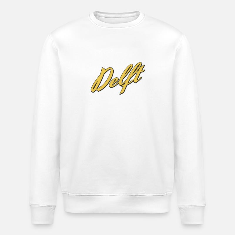 faïence de Delft - Sweat bio ROLLER Stanley/Stella Unisexe - blanc