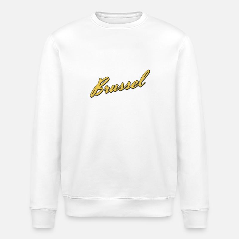 Brussel - Sweat bio ROLLER Stanley/Stella Unisexe - blanc