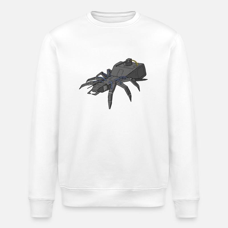 Araignée Robotique - Sweat bio ROLLER Stanley/Stella Unisexe - blanc