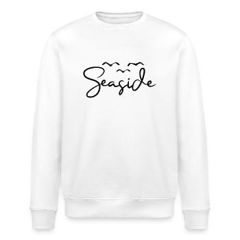Seaside Strand Möwen Meer - Stanley/Stella Unisex Bio-Sweatshirt ROLLER - Weiß - Vorne - Nik (191cm)