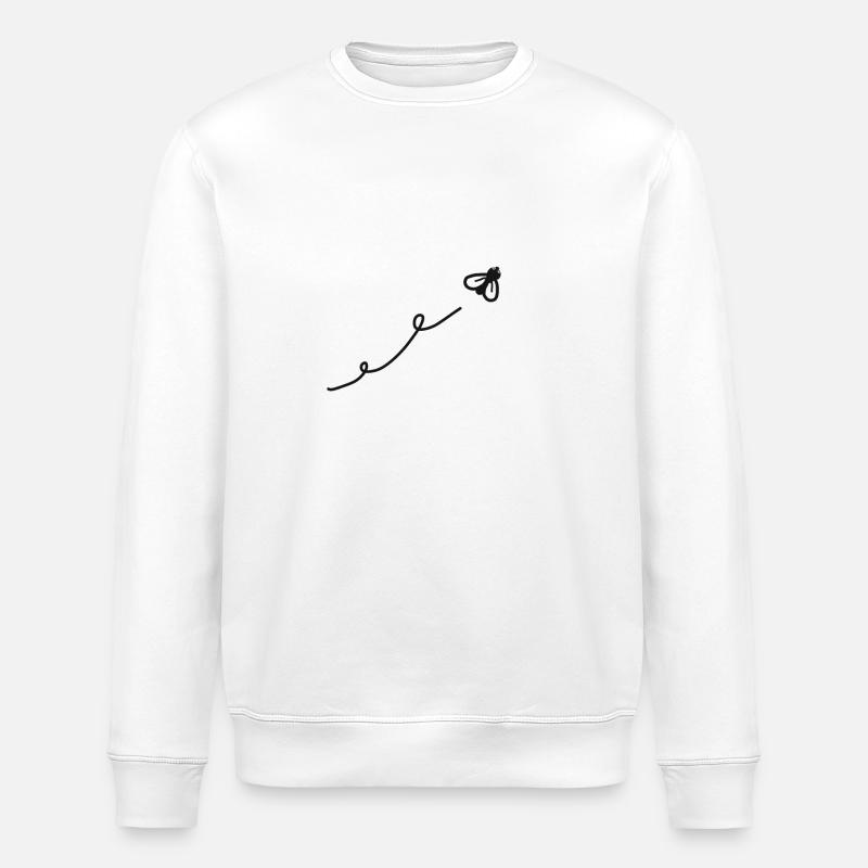 mouche sumsum - Sweat bio ROLLER Stanley/Stella Unisexe - blanc