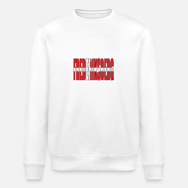 FREDERIKSBERG DANEMARK - Sweat bio ROLLER Stanley/Stella Unisexe - blanc