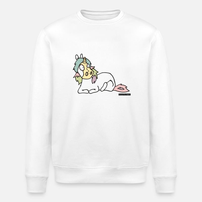 Cheval n ° 3 - Sweat bio ROLLER Stanley/Stella Unisexe - blanc
