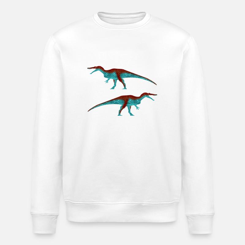 Baryonyx (Classic) - Stanley/Stella ROLLER Unisex Organic Sweatshirt - white