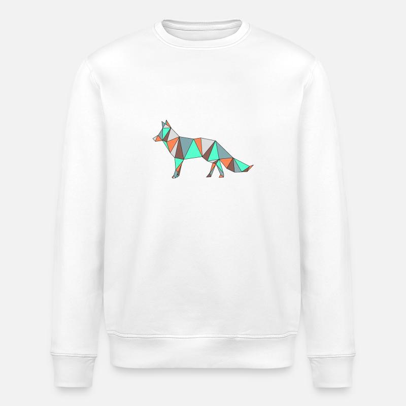 Fuchs peint - Sweat bio ROLLER Stanley/Stella Unisexe - blanc