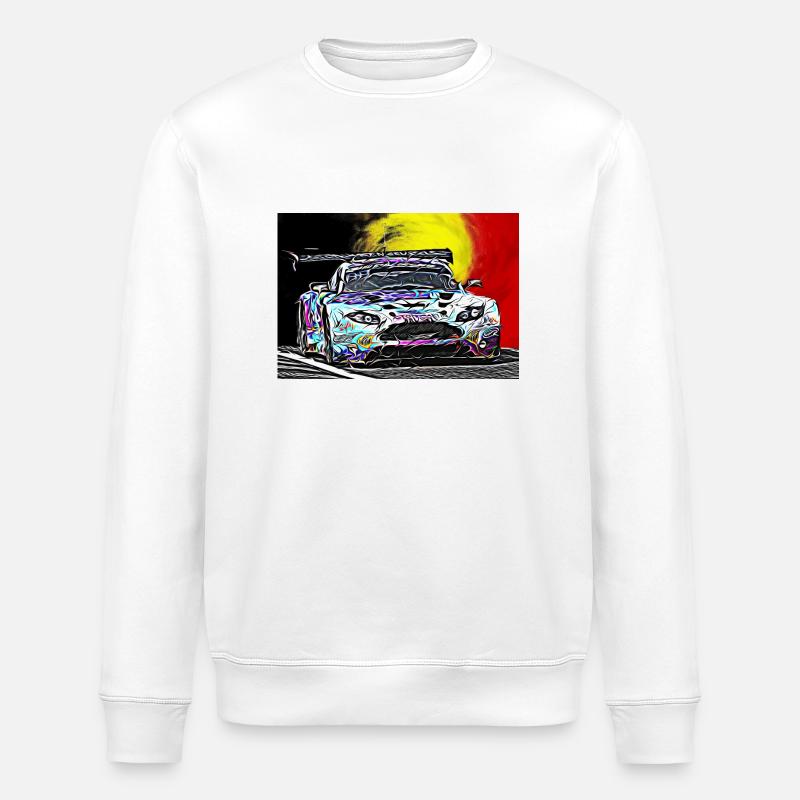 Sarah Bovy et Aston Martin - Sweat bio ROLLER Stanley/Stella Unisexe - blanc