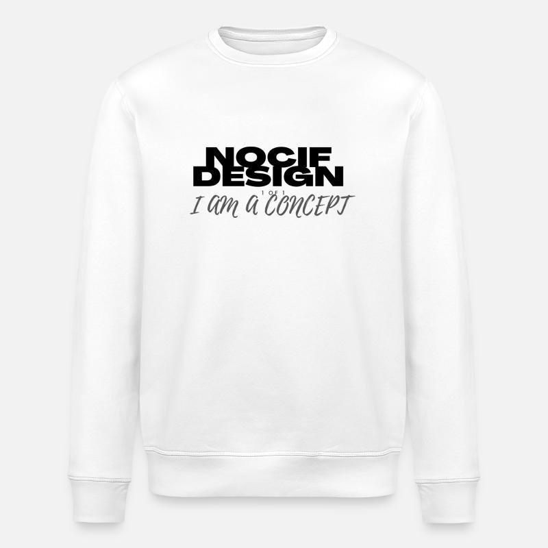 HARMFUL DESIGN FIRST COLLECTION - Stanley/Stella ROLLER Unisex Organic Sweatshirt - white
