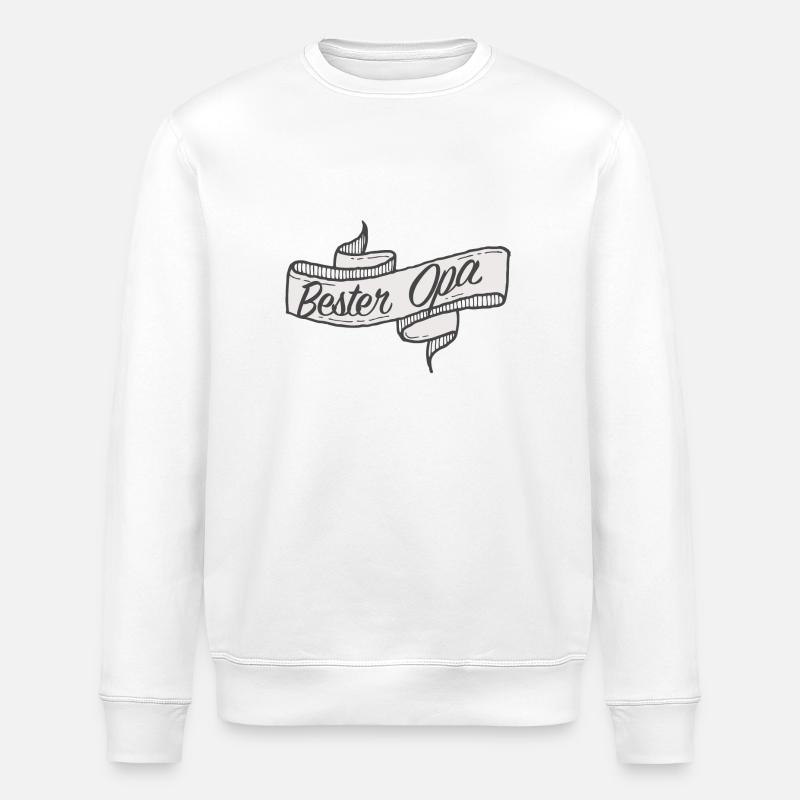 Bester Opa - Stanley/Stella Unisex Bio-Sweatshirt ROLLER - Weiß
