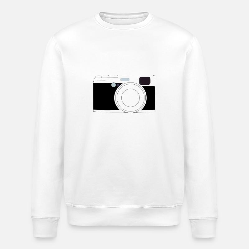 camera - Stanley/Stella ROLLER Unisex Organic Sweatshirt - white