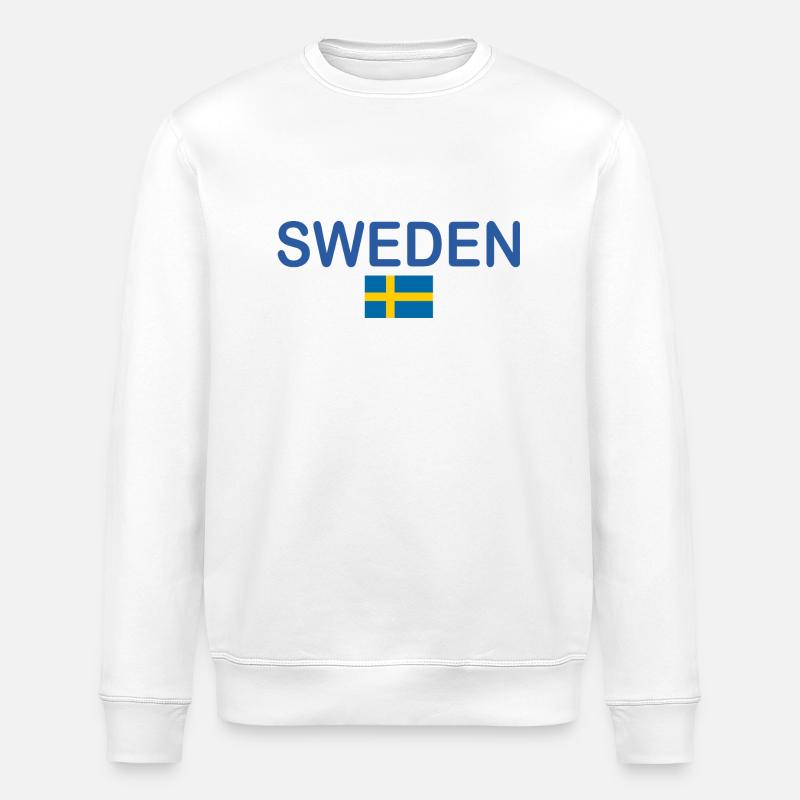 Schweden - Stanley/Stella Unisex Bio-Sweatshirt ROLLER - Weiß