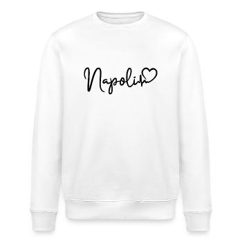 Napoli Herzschlag Italien Neapel - Stanley/Stella Unisex Bio-Sweatshirt ROLLER - Weiß - Vorne - Nik (191cm)