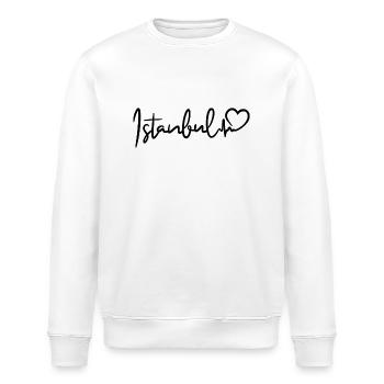 Istanbul Herzschlag - Stanley/Stella Unisex Bio-Sweatshirt ROLLER - Weiß - Vorne - Nik (191cm)