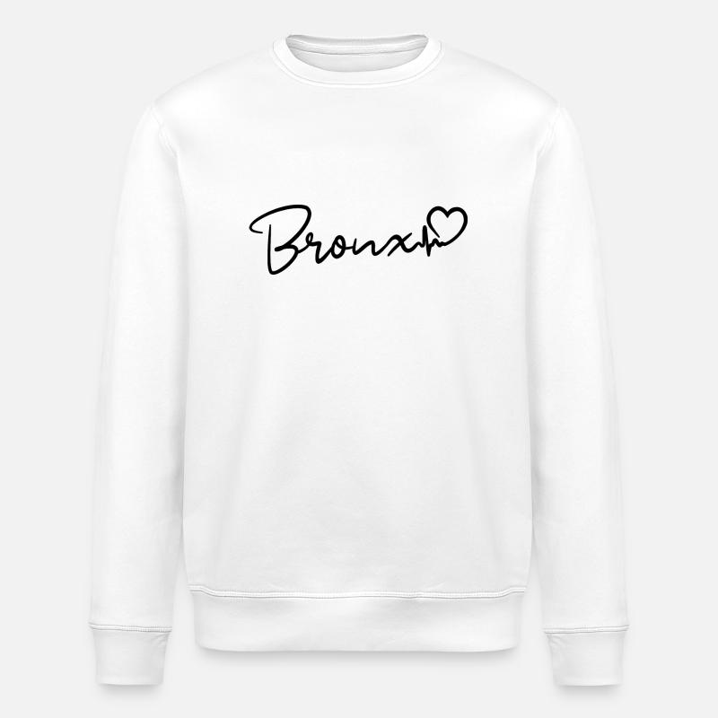 Bronx Heartbeat NYC - Sweat bio ROLLER Stanley/Stella Unisexe - blanc