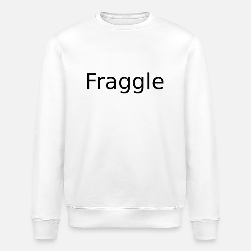 Fraggle - Stanley/Stella ROLLER Unisex Organic Sweatshirt - white