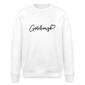 Göteborg Herzschlag - Stanley/Stella Unisex Bio-Sweatshirt ROLLER - Weiß - Vorne - Nik (191cm)