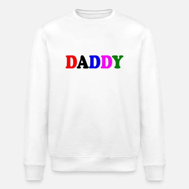 Daddy - Stanley/Stella Unisex Bio-Sweatshirt ROLLER - Weiß