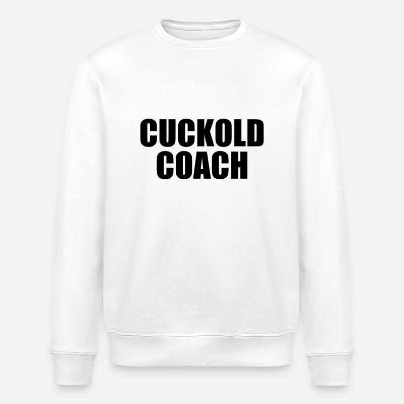Cuckold coach - Sweat bio ROLLER Stanley/Stella Unisexe - blanc