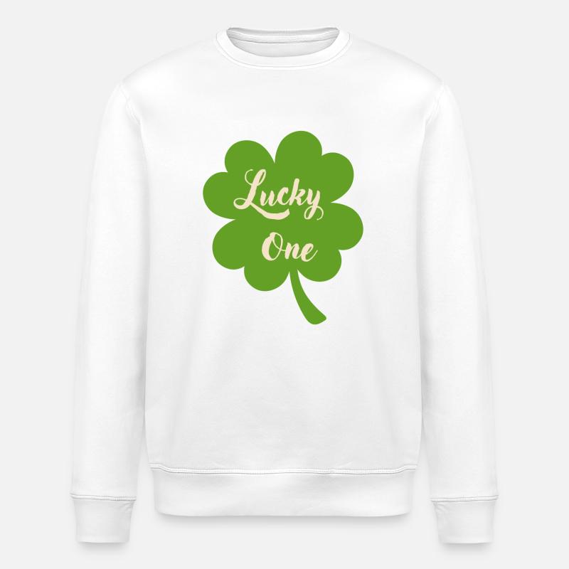 Lucky One - Stanley/Stella Unisex Bio-Sweatshirt ROLLER - Weiß