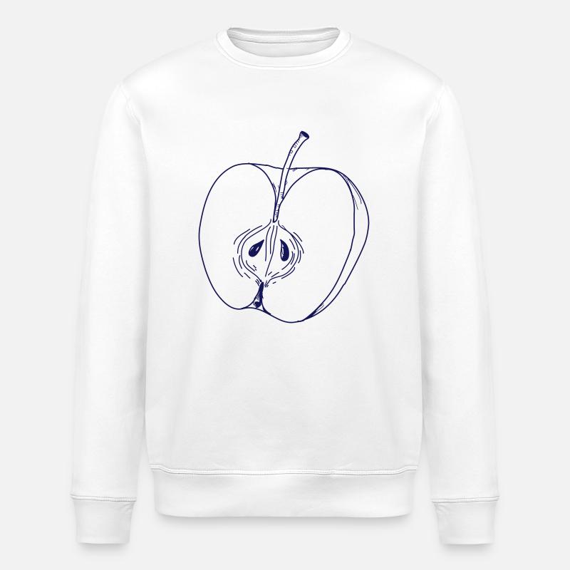 Apfel - Stanley/Stella Unisex Bio-Sweatshirt ROLLER - Weiß