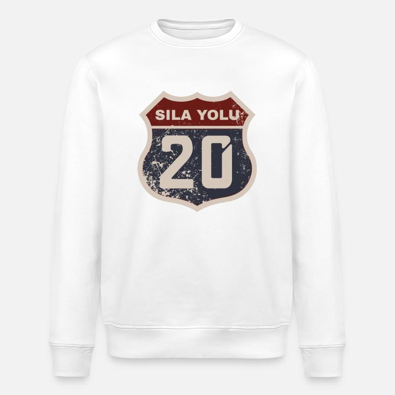 Denizli - Sweat bio ROLLER Stanley/Stella Unisexe - blanc