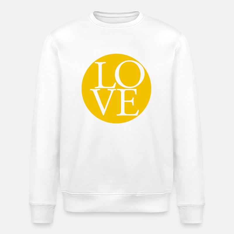 Just LOVE - Stanley/Stella Unisex Bio-Sweatshirt ROLLER - Weiß