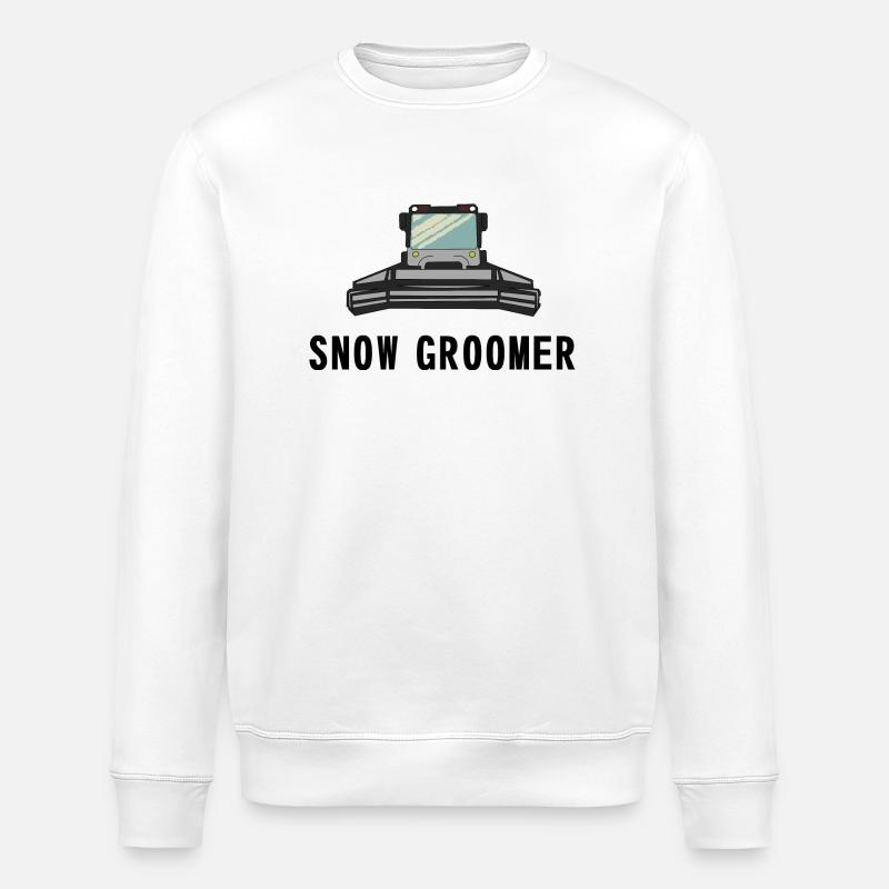 Snow Groomer - Stanley/Stella Unisex Bio-Sweatshirt ROLLER - Weiß