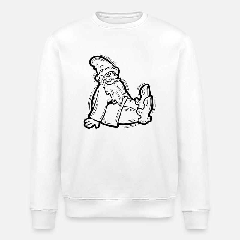 Weihnachtsmann - Stanley/Stella Unisex Bio-Sweatshirt ROLLER - Weiß