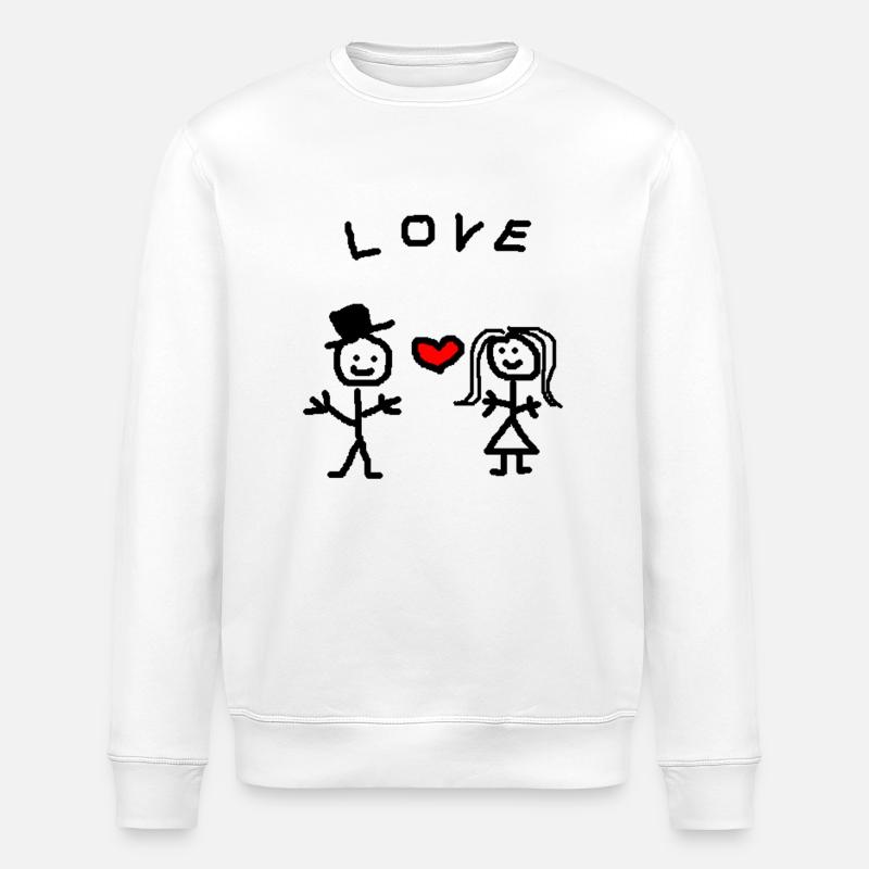 AMOUR - Sweat bio ROLLER Stanley/Stella Unisexe - blanc