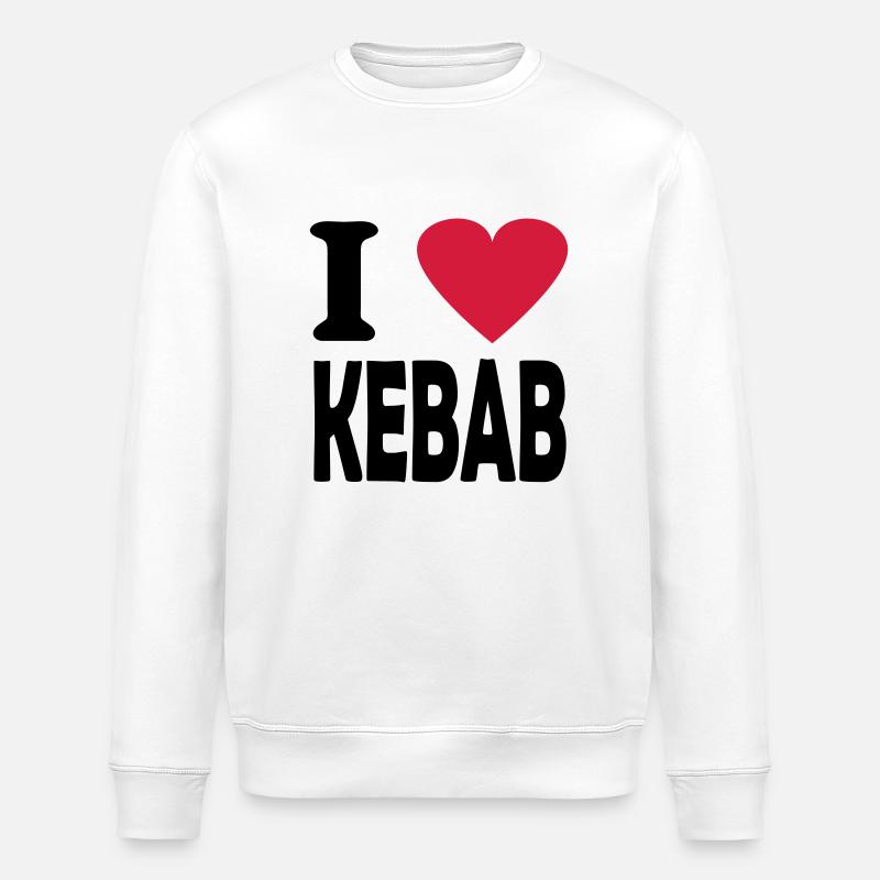 kebab - Stanley/Stella Unisex Bio-Sweatshirt ROLLER - Weiß