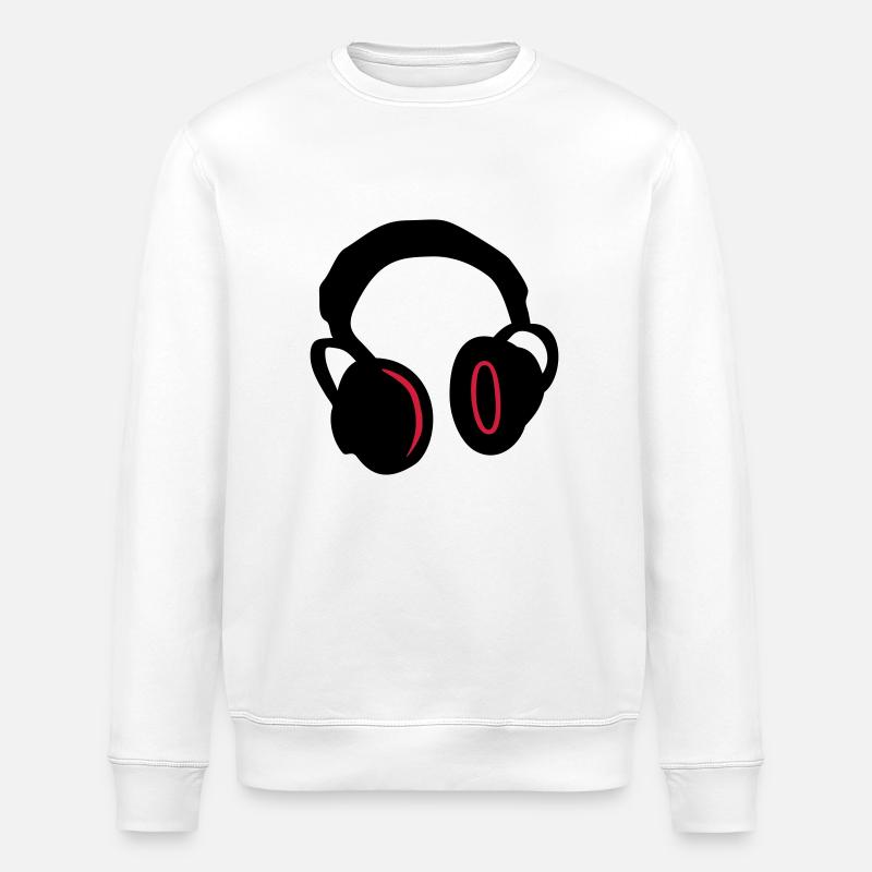 Kopfhörer - Headphones - Stanley/Stella Unisex Bio-Sweatshirt ROLLER - Weiß