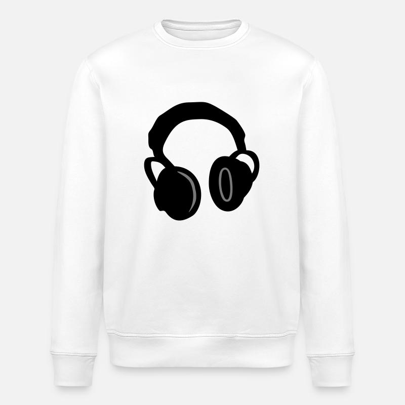 Kopfhörer - Headphones - Stanley/Stella Unisex Bio-Sweatshirt ROLLER - Weiß