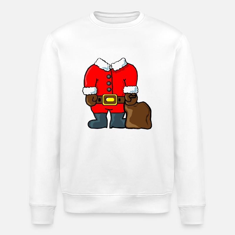 Weihnachtsmann (no head) - Stanley/Stella Unisex Bio-Sweatshirt ROLLER - Weiß