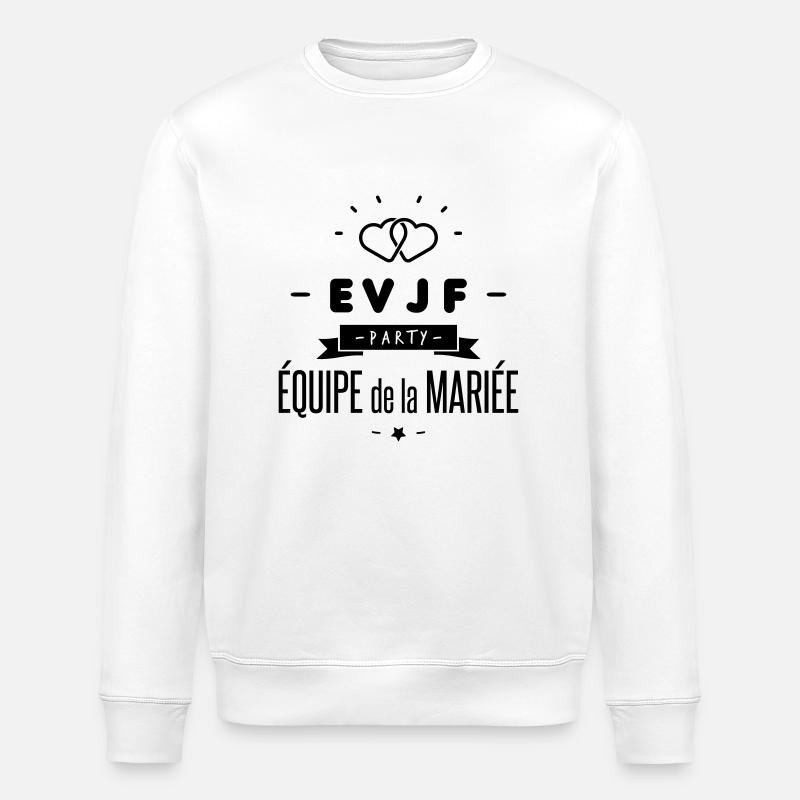 EVJF party - Sweat bio ROLLER Stanley/Stella Unisexe - blanc