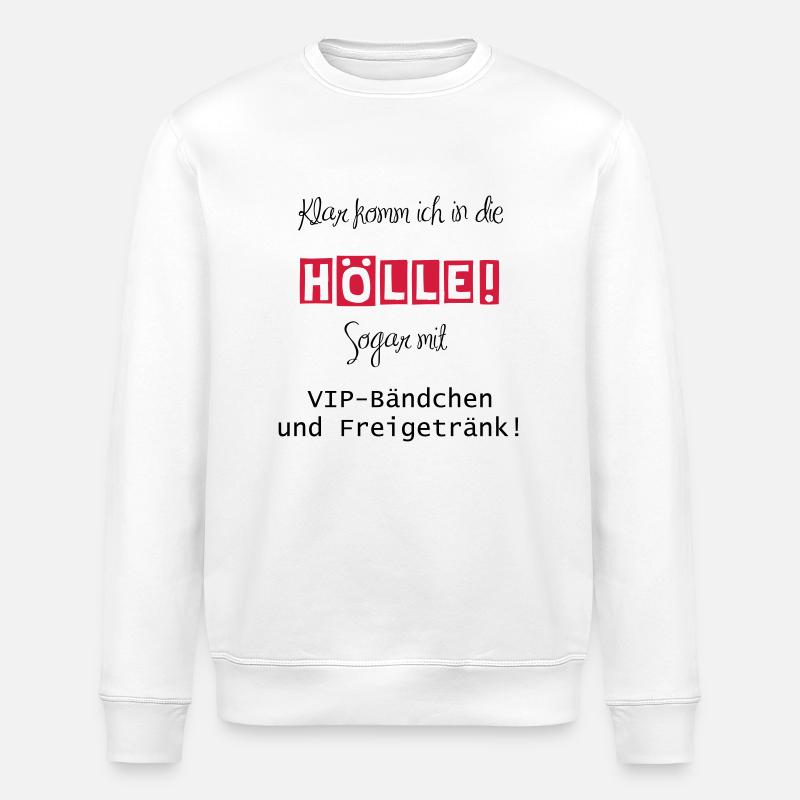 Hölle VIP Bändchen - Stanley/Stella Unisex Bio-Sweatshirt ROLLER - Weiß