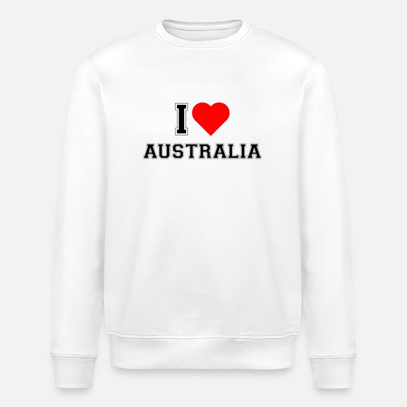 I love Australia - Sweat bio ROLLER Stanley/Stella Unisexe - blanc