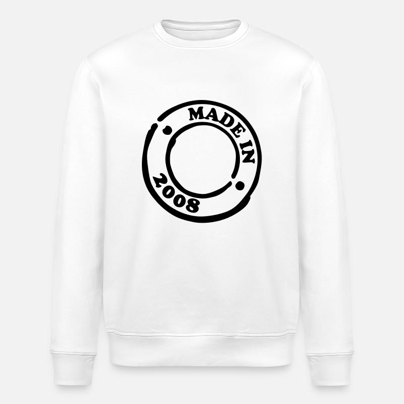 made_in_2008__f1 - Stanley/Stella Unisex Bio-Sweatshirt ROLLER - Weiß