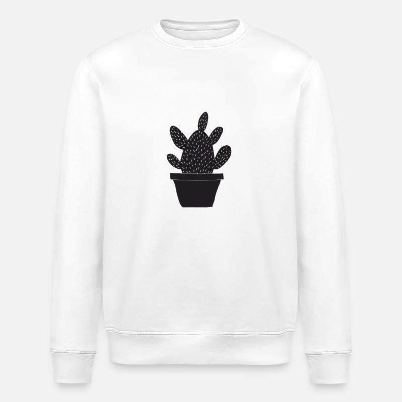CACTUS - Sweat bio ROLLER Stanley/Stella Unisexe - blanc