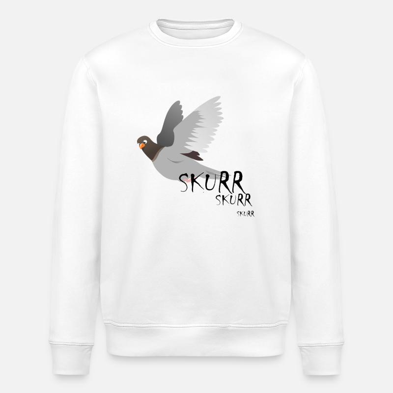 taube - Stanley/Stella Unisex Bio-Sweatshirt ROLLER - Weiß