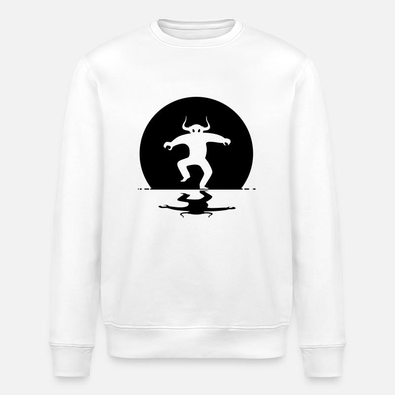 DancingDevil - Stanley/Stella Unisex Bio-Sweatshirt ROLLER - Weiß