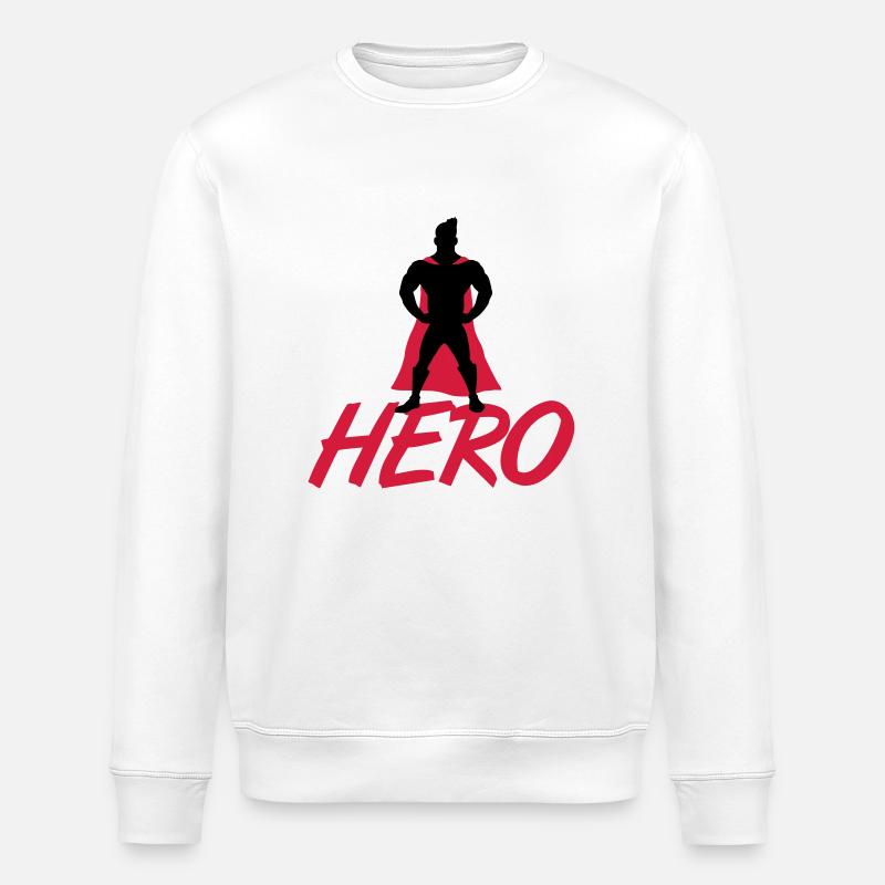 Hero - Stanley/Stella Unisex Bio-Sweatshirt ROLLER - Weiß